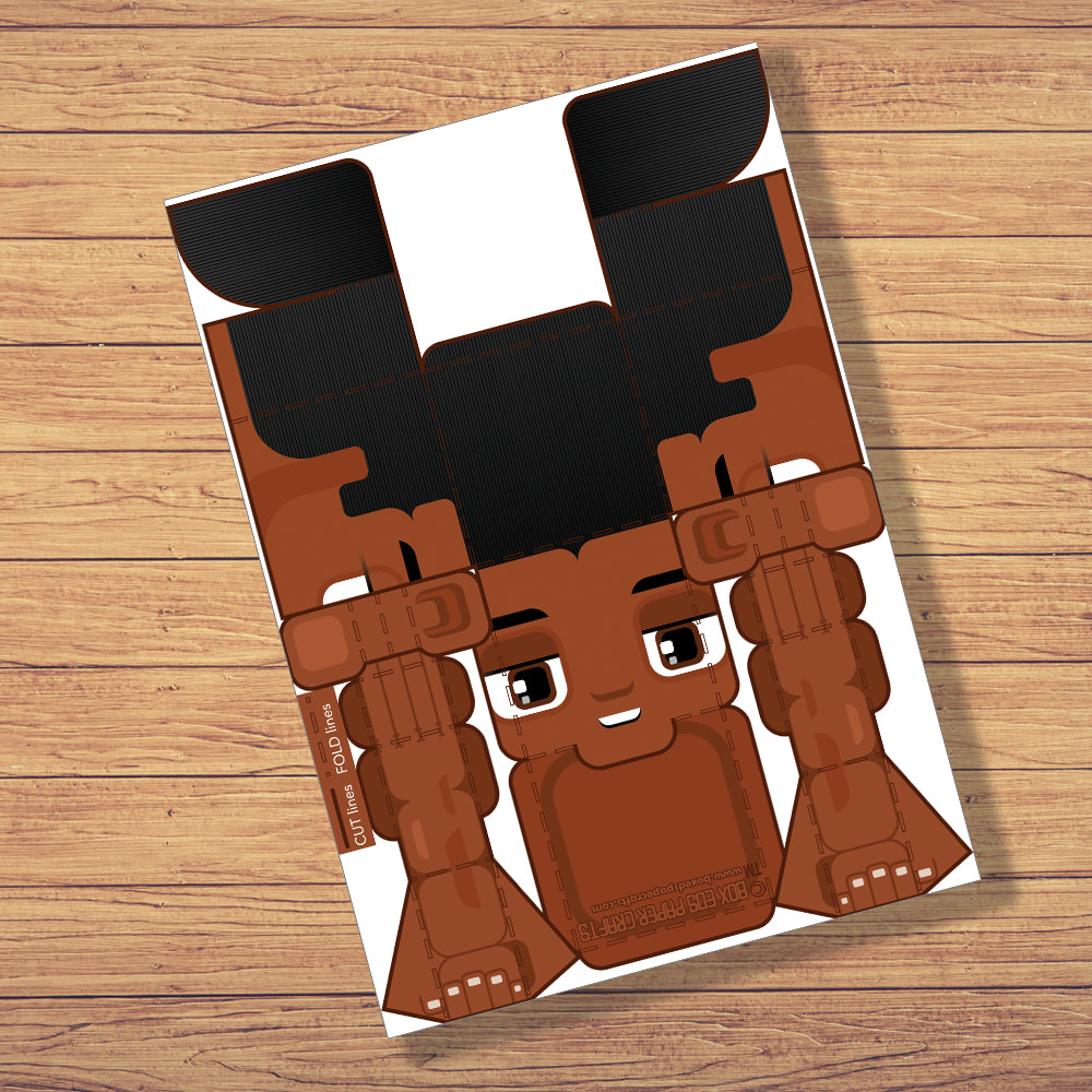 How to Make a 3D Minecraft Bee - Free Printable Papercraft - Oh